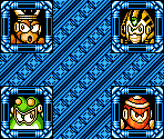 Mega Man IV Stage Select (Unused, GBC Style) - Mega Man Customs