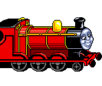 James (SNES Racing Minigame-Style) - Thomas The Tank Engine Customs