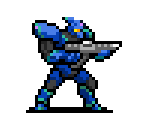 Probotector (Blue) - Vampire Survivors