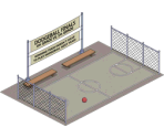Dodgeball Court - The Simpsons: Tapped Out