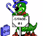 Stage & Password Screens - Worm Visitor (Bootleg)