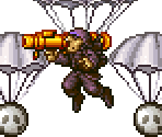 Golden Amadeus Paratrooper - Metal Slug Attack