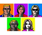 Character Select Portraits - Chase H.Q.: Secret Police
