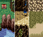 Australia Regions (Airsrock, Stopover, Mountain Wall & River) - Terranigma