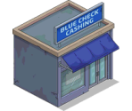 Blue Check Cashing - The Simpsons: Tapped Out