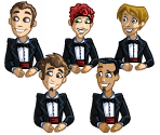 Grooms - Wedding Dash: Ready, Aim, Love!