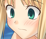 Saber and Shirou In Pool - Fate/Hollow Ataraxia