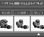 Difficulty Select Screen - Metal Masters
