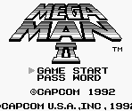 Title Screen - Mega Man II