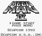 Startup Screen & Title Screen - Mega Man IV