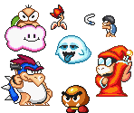 Super Mario Maker 2 Enemies (SMB2 SNES-Style) - Mario Customs