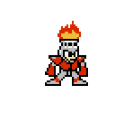 Fire Man (MM9/10-Style) - Mega Man Customs