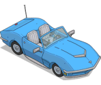 Spring King Ned's Convertible - The Simpsons: Tapped Out