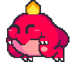 Giant Dragon Enemy (Fire) - Super Cat Tales 2
