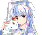 Keine Kamishirasawa (Woven White History) - Touhou LostWord