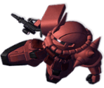 Zaku II Char Custom - SD Gundam G Generation World