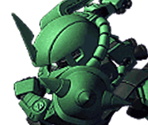 Zaku II Commander Type - SD Gundam G Generation Overworld