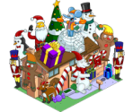 Tacky Festive Simpson House - The Simpsons: Tapped Out