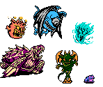 Enemies & Bosses - Final Fantasy 4 (Bootleg)