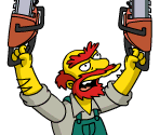 Chainsaw Willie - The Simpsons: Tapped Out