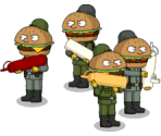 Burger Soldiers - The Simpsons: Tapped Out
