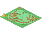 Destroyed Golf Green - The Simpsons: Tapped Out