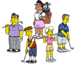 Crowd of Golfers - The Simpsons: Tapped Out