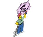 Lee Carvallo Standee - The Simpsons: Tapped Out