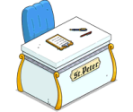 St. Peter's Desk - The Simpsons: Tapped Out