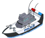 Police Boat - The Simpsons: Tapped Out