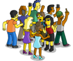 Rude Crowd - The Simpsons: Tapped Out