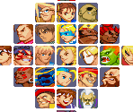 Character Select Icons - Street Fighter Alpha 3