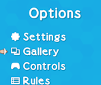 Options Menu - Shipped