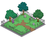 Ominously Blank Graveyard - The Simpsons: Tapped Out