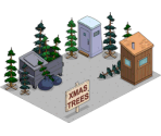 XMAS Trees Lot - The Simpsons: Tapped Out