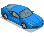 Grayson Mathers' Sports Car - The Simpsons: Tapped Out