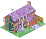 Toilet-Papered Flanders House - The Simpsons: Tapped Out