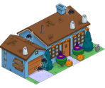 Scary Blue House - The Simpsons: Tapped Out