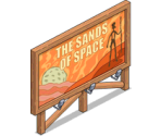 Sands of Space Billboard - The Simpsons: Tapped Out