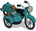 Motorcycle with Sidecar - The Simpsons: Tapped Out