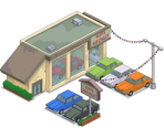 Kliff's Kar Chalet - The Simpsons: Tapped Out