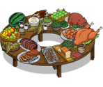 360 Degree Buffet Table - The Simpsons: Tapped Out