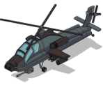 Attack Helicopter - The Simpsons: Tapped Out