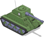 WWII Tank - The Simpsons: Tapped Out