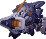 Gundam TR-1 Hazel Custom - SD Gundam G Generation Overworld
