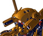 Prototype Asshimar TR-3 [Kehaar] Space Type - SD Gundam G Generation Overworld