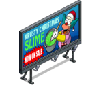Krusty Christmas Slime Billboard - The Simpsons: Tapped Out