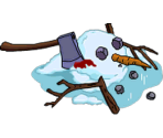 Murdered Snowman - The Simpsons: Tapped Out