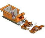 Greyhound Sleigh - The Simpsons: Tapped Out