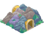 Yellow Mountain Tunnel - The Simpsons: Tapped Out